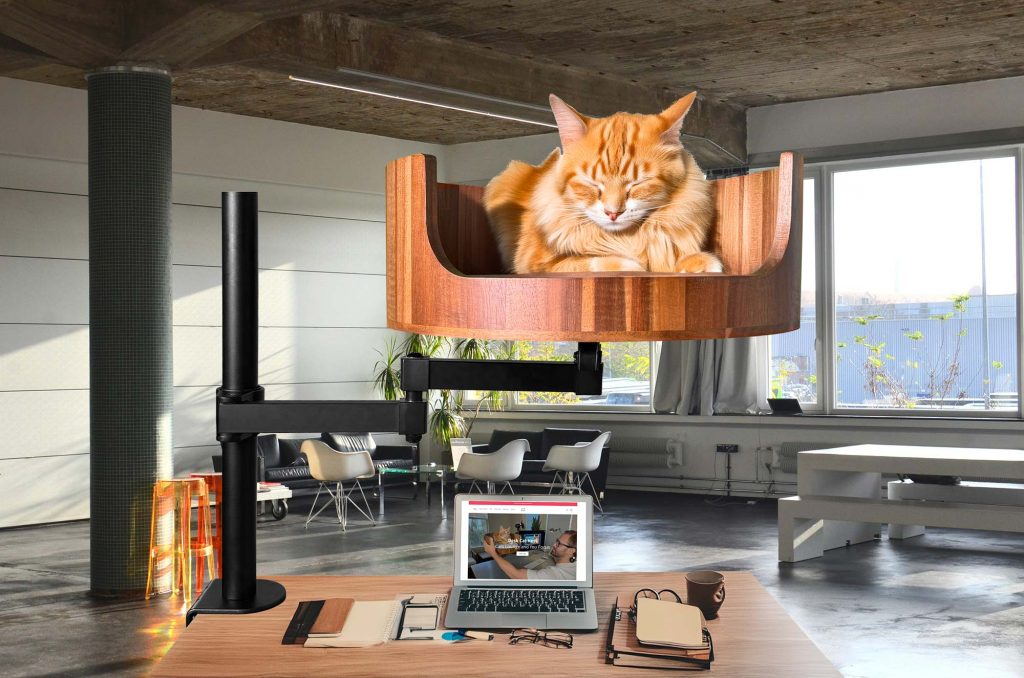 desk net cat bed